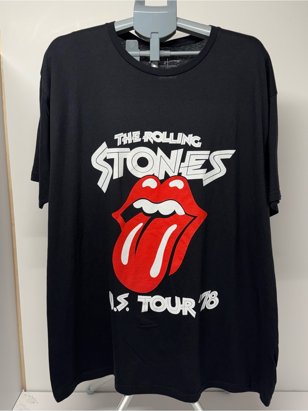 The Rolling Stones U.S. Tour 78 T-Shirt Men’s 2XL Black Tongue Logo NWT